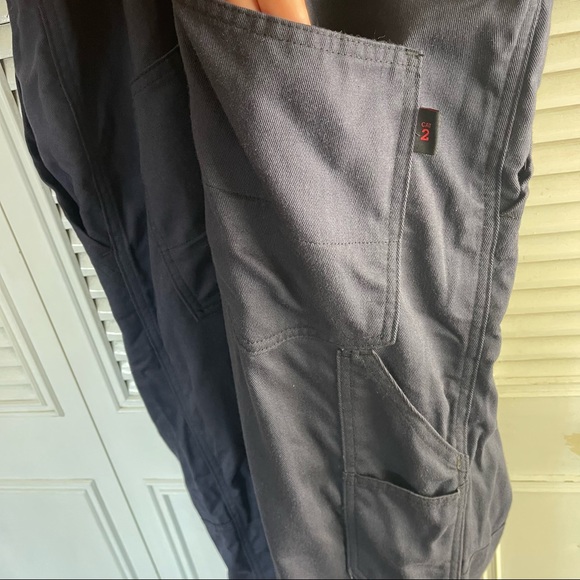 NWT WorkriteFR Flame-Resistant Soft Material Blue navy Overall Men size Large - Picture 13 of 16